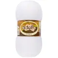 Пряжа Adelia Lira, 100 % акрил, 50 г, 200 м, 10 шт., белый