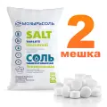 Соль таблетированная для систем водоподготовки мозырьсоль Универсальная - 25 кг (2 мешка)