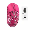 Игровая мышь Wanling Wlmouse Beast X Max 8K PAW3350 8K беспроводная с донглом, 42 гр, розовый