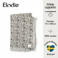 Плед-одеяло Elodie Blue Garden Light, хлопок, 100%, 75x100 см