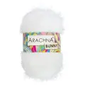 Пряжа плюшевая ARACHNA BUNNY 5 шт. по 100 г 110 м 100% микрополиэстер №53 белый