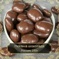Драже Пекан в бельгийском шоколаде, 250 гр.