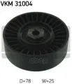 Натяжной ролик, поликлиновой ремень Skf арт. VKM 31004