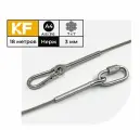 Тросовый комплект для подвешивания KREPFIELD KF102, нержавеющая сталь А4, трос 3 мм 18 м