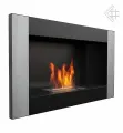 Биокамин настенный Kratki GOLF VERTICAL, Металл, черный, 64,8x37,5x14,4 см.