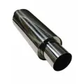 Глушитель прямоточный, спортивный H222 (нержавеющая сталь)