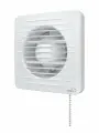 Вентилятор вытяжной ERA 4SC-02, 100 мм, тяговый выключатель, обратный клапан, антимоскитная сетка, белый