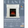 PLANTA Электрокамин с порталом PORT005W-FS400B, каминокомплект