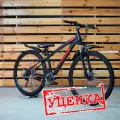 Велосипед взрослый мужской горный 29 PRIME MS293D рама 17, черный, на рост 160-180см, (уцененный товар)