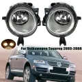 Передние противотуманные фары в сборе для VW Touareg 2003 2004 2005-2008 фары автостайлинг h11 55 Вт галогенные Противотуманные фары автомобильные аксессуары, 1 pair, 7L6941700F