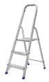 Стремянка STAIRS / Стеирс односторонняя, алюминиевая, 3 ступени, 130см / строительство и ремонт