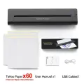 Портативный термотрансферный принтер GZQIANJI 1Printer add 60pcs