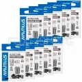 Обжимные трубки для поводков Nautilus Slives tube Double brass 1,0*2,2*8мм 100шт. (10уп. по 10шт.)