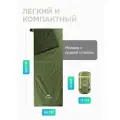 Naturehike Летний спальник LW180 до -3C, легкий: 760 г, 205 см, зелёный, правый (XL-Army Green, NH21MSD04)