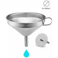 Воронка с фильтром 150мм, нержавеющая сталь / Фильтрующая воронка