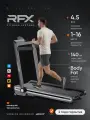 Беговая дорожка RFX T470F, электрическая, складная, для дома, 140кг, 17 программ