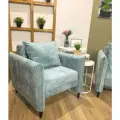 Кресло раскладное с подлокотниками для гостиной, спальни, детской, зала, велюр, кресло-кровать, бирюзовый