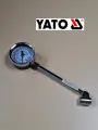 Манометр для грузовых автомобилей YATO, 0,5-15 BAR, 0-220 psi, сталь, YT-24301