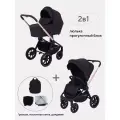 Коляска для новорожденных 2 в 1 MOWBaby ZOOM RA086 Gold Black