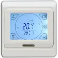 Терморегулятор Vimarr (белый) сенсорный программируемый с ЖК дисплеем и двумя датчиками/до3,5 кВт (встраиваемый) 540TM91.716-0021