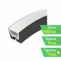 Силиконовый профиль WPH-FLEX-1616-TOP-S11-5m BLACK (Arlight, Силикон) 045759