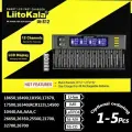 Зарядное устройство Liitokala Lii-S12, для разных типов аккумуляторов, черный, 900 г