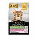 Сухой корм для стерилизованных кошек PRO PLAN Sterilised DELICATE DIGESTION с чувствительным пищеварением с курицей, 3кг