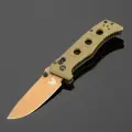 Складной нож Benchmade Mini Adamas, сталь CruWear, рукоять Olive Drab G10, артикул 273FE-2, США