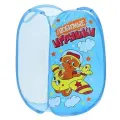 Корзина для игрушек Школа талантов Любимые игрушки с ручками, цвет голубой, 57 см