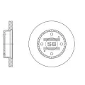 HI-Q SD4205 диск тормозной передний Nissan (Ниссан) Almera (Альмера) 1.4 95-00