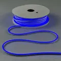 Неоновая светодиодная лента PJ Neon 7м, 6х12мм, 12в, IP 67, гибкий неон, синий, шаг реза 1см