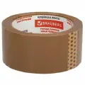 Клейкая лента (скотч) упаковочная Brauberg (48мм x 66м, 45мкм, коричневая) (221687), 36шт.