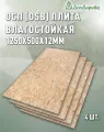 ОСП (OSB 3) Дом Дерева плита влагостойкая 1250x500x12мм 4 штуки