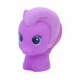 Игрушка для ванны Капитошка Пони фиолетовая, в сетке, ПВХ, от 3 лет