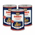 Влажный корм для собак, Solid Natura Dinner, говядина, упаковка 3 шт х 340 г