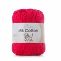 Пряжа для вязания Milk Cotton Artland 4 мотка (100 м, 50 гр), цвет 07 мальва