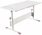 Парта Polini Сити D2 Белый / Розовый