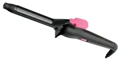 Плойка Remington CI1A119, для завивки, керамическое покрытие, 1 режим, 32 Вт, 19 см, чёрно-розовая