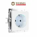 Розетка с подсветкой Werkel W1171461 белый матовый IP20
