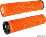 Грипсы ODI Reflex V2.1 135мм Оранжевые с чёрным Lock-on и усиленным литым Bar-end