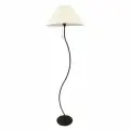Торшер Arte Lamp AGATHA A5069PN-1BK, E27, 15 Вт, металл, ткань, черный
