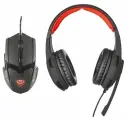 Trust GXT 784, Black Red игровая мышь + гарнитура