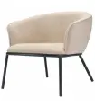 Лаунж-кресло paal, букле, бежевое