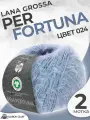 Пряжа для вязания Lana Grossa Per fortuna меховая цвет 024, 2 мотка