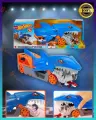 Игровой трек Hot Wheels Грузовик Голодная Акула GVG36, синий, оранжевый, серый