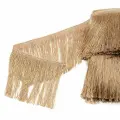 Бахрома 0390-0310, 120мм*25м (189 беж/золотистый)