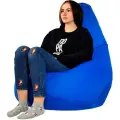 Кресло-мешок Груша (цвет синий, размер XXL) PuffMebel