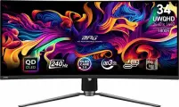 Монитор 34 MSI MPG 341CQPX (9s6-3dd04t-023) чёрный (QD-OLED,3440x1440,240Hz,0.03ms, Curved)