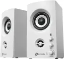 Колонки Oklick OK-164, 2.0, белого цвета, стерео, регулировка громкости