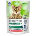 Корм для кошек Perfect Fit 580 г иммунитет для взрослых и стерилизованных кошек говядина лен голубик